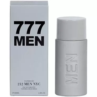 EBC 777 MEN Silver Eau De Toilette for Man, 100ml/3.4 OZ