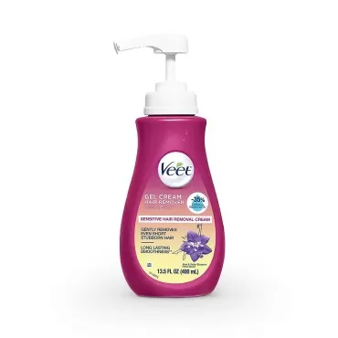 Veet Gel Hair Remover Cream, Sensitive Formula, 13.5 oz (Pack of 10)