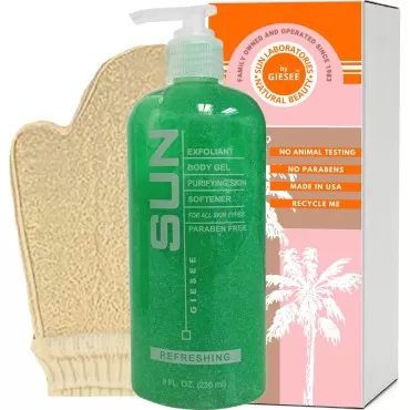 Sun Labs Unscented Exfoliating Body Scrub With Loo...