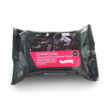 BEAUTY TREATS Charcoal Makeup Remover Cleaning Tis...