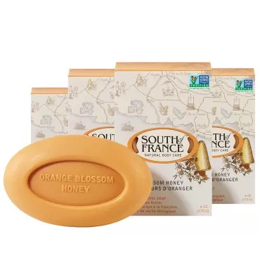 Orange Blossom Honey Clean Bar Soap by South of Fr...