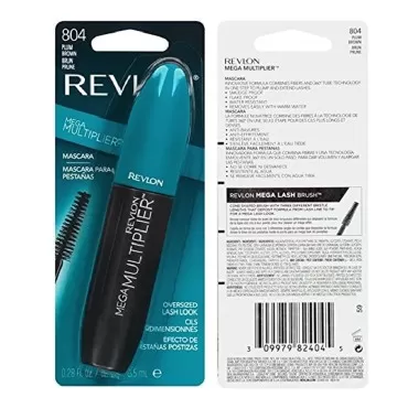 Revlon Mega Multiplier Mascara, 804 Plum Brown (Pack of 2)2