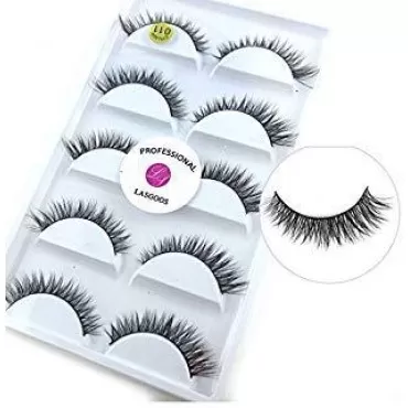 3D Real Mink False Eyelashes LASGOOS 100% Siberian...