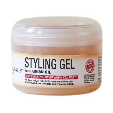 Gold Banner Beauty Products GOOD NATURALLY Styling Gel with Argan Oil, Non-Flaking, Long Lasting Shine, Firm Hold, Hair Gel For All Hair Types 8oz.