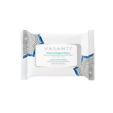 VASANTI Makeup Magnet Wipes - Gentle Facial Makeup...