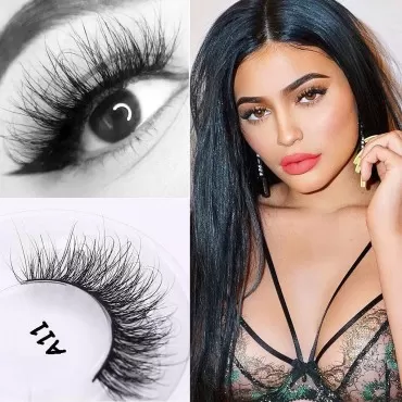 Veleasha Lashes 100% Real Mink 3D luxurious False ...