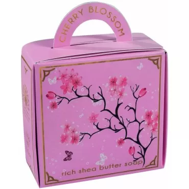 The English Soap Company Luxury Shea Butter Guest Soap- 100g - Oriental Spice & Cherry Blossom