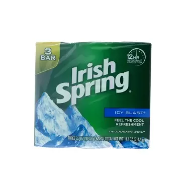 Irish Spring Deodorant Bar Soap (24 Count, Icey Blast)