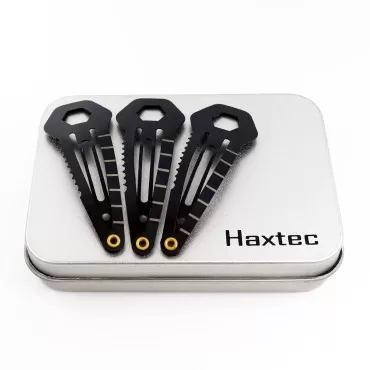 Haxtec 3 Pack Multi Tool Tactical Hair Clips - Multi-Functional EDC Survival Kit For Women (3 Pack)