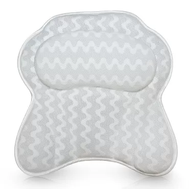 Bath Pillow Bathtub Pillow Back Neck Support Pillo...