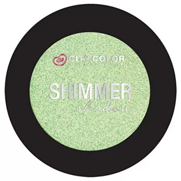 City Color Cosmetics Metallic Shimmer Eyeshadow | Vibrant, Bold, Beautiful Pigmented Makeup (Hint of Mint)