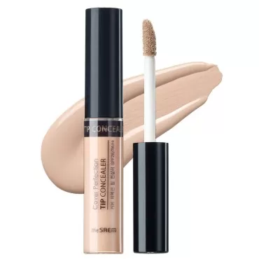 THE SAEM Cover Perfection Tip Concealer, Liquid Mu...