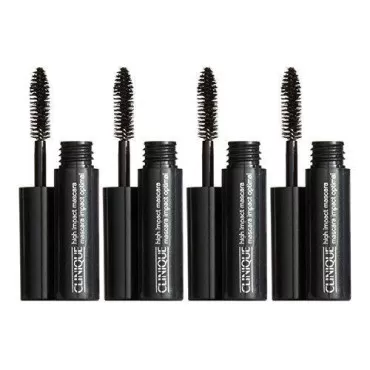 Lot Of 4X Clinique High Impact Mascara 01 black 0.14oz each totol 0.56oz