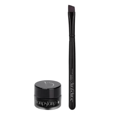 VAMP STAMP Vink Eyeliner Ink + Verge Angle Brush - Water-Resistant w/Precision Brush Applicator