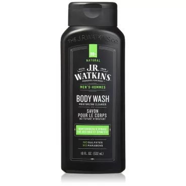 J.R. Watkins Men's Wash, Wintergreen and Spruce, 18 ounces