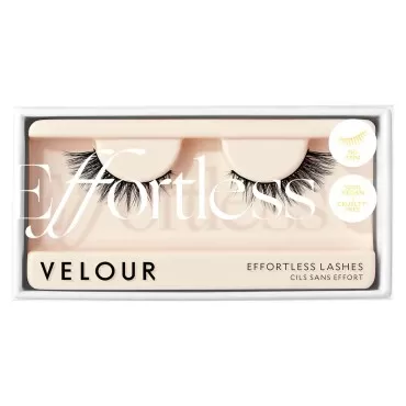 Velour Synthetic Effortless Eyelashes, No-Trim Str...