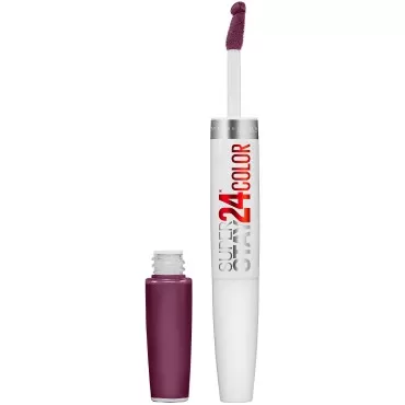 Maybelline SuperStay 24, 2-Step Liquid Lipstick, Extreme Aubergine