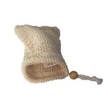 Exfoliating Natural Sisal Soap Saver Bag Pouch Holder for Shower Bath, Pack of 3