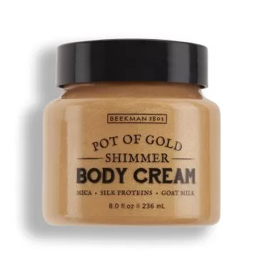 Beekman 1802 Whipped Body Cream, Pot of Gold Shimm...