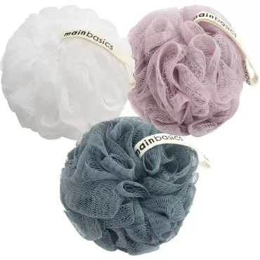 MainBasics Bath Shower Loofah Sponge Pouf Body Was...