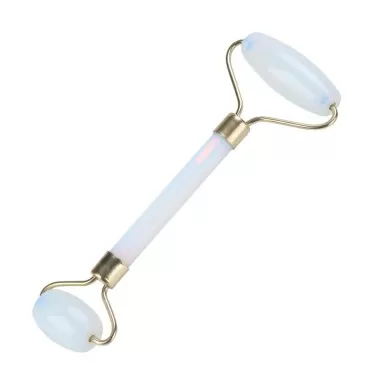 1Pcs Natural Jade Double-head Beauty Roller Anti-A...