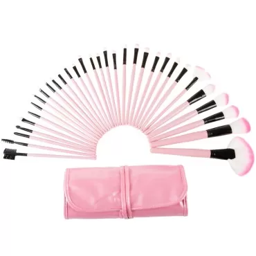 32 Piece Professional Makeup Brush Set- Includes F...