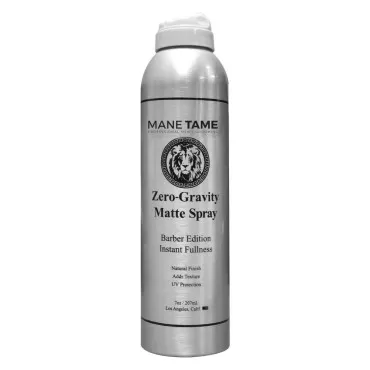 MANE TAME Zero-Gravity Matte Texture Spray 7oz - Adds Instant Fullness, Volume, Texture and UV Protection. Hair Thickener, Best used as a Styling Spray with a Matte Finish