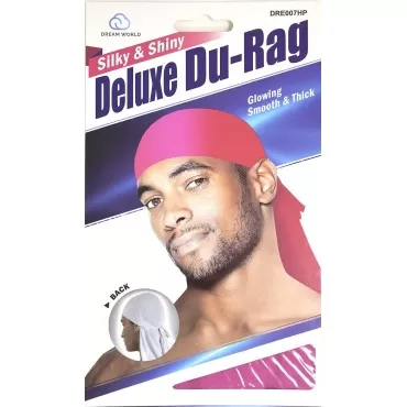 Dream Deluxe Du-Rag Hot Pink 3 Pack Smooth & Thick...