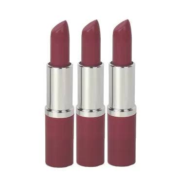 Pack of 3 x Clinique Pop Lip Colour + Primer #14 Plum Pop Travel Size, Unboxed