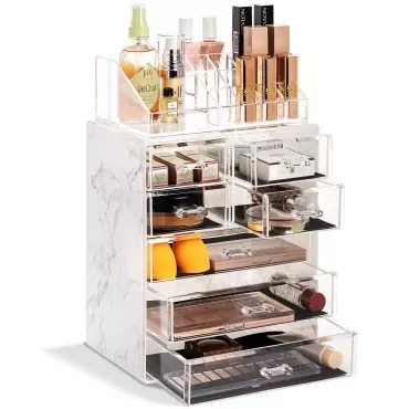 Sorbus Clear Cosmetic Makeup Organizer - Make Up &...