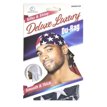 Dream Deluxe Du-Rag US Stars Stripes Smooth & Thic...