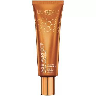 L'Oreal Paris Skincare Age Perfect Hydra-Nutrition All-Over Balm with Manuka Honey Extract and Nurturing Oils, to Soothe and Rescue Dry Skin, Paraben Free, 1.7 oz.
