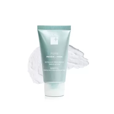 IDC Dermo Pure Mask for Face Skin Care - Skin Brightening & Renewing AHA Mask for All Skin Types - Vegan Pore Cleansing & Triple Exfoliating Mask - Beauty & Skincare Product for Women & Men
