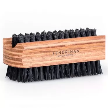 Fendrihan Dual Sided Wood Nail Brush with Black Bo...