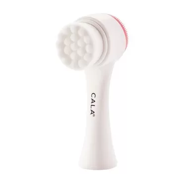 Cala Dual-action pink facial cleansing brush...