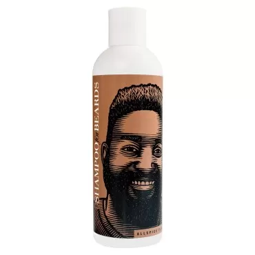 Ultra-Grooming Beard Shampoo & Wash by Beardsley & Company Beard Care Products (Allspice, 8 oz)