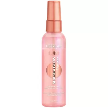 L'Oreal Paris Makeup LUMI Shake and Glow Dew Mist, Hydrating and Soothing Face Mist, Prep and Set Makeup, Energizes Skin with a Healthy Boost of Hydration, Natural Finish, 3 fl; oz.