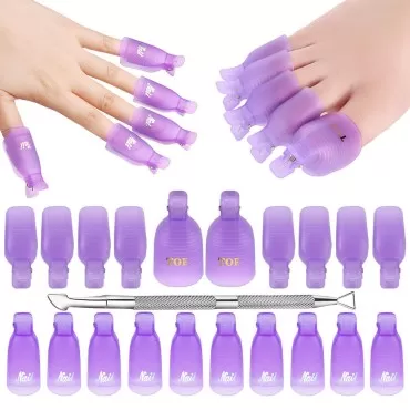 Makartt Gel Nail Polish Remover Clips Kit,With Dou...