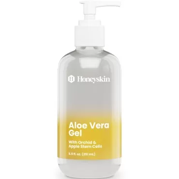 Organic Aloe Vera Gel - 100% Pure for Skin, Sunbur...