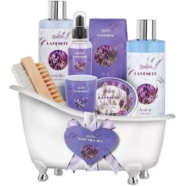 Christmas Relaxing Lavender Spa Bath Gift Baskets ...