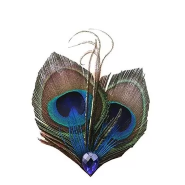 Women Bohemian Peacock Feather Hair Clip Hair Pin ...