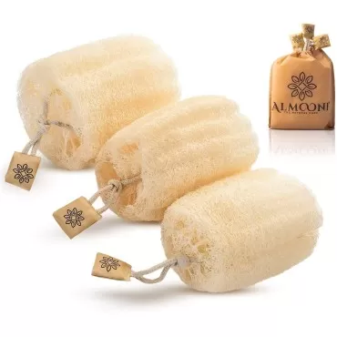 Natural Real Egyptian Shower Loofah Sponge Body Sc...