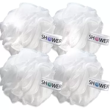 Loofah Soft-White-Cloud Bath-Sponge XL-75g-Set by ...