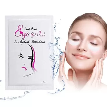 Under Eye Gel Pads Eyelash Extension Pads Lint Free DIY False Eyelash Lash Extension Makeup Eye Gel Patches Pack (100)