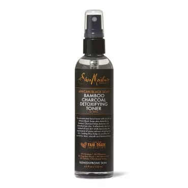 African Black Soap Bamboo Charcoal Detoxifying Ton...