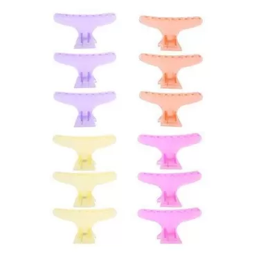 12Pcs / Set Colorful Hair Clips Lovely Butterfly H...