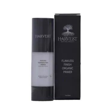 Harvest Natural Beauty - Flawless Finish Organic Primer - 100% Natural and Certified Organic Face Primer - Non-Toxic, Vegan and Gluten-Free