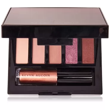 Kevyn Aucoin Emphasize Eye Design Palette - Versatile Eyeshadow with Matte, Chrome and Satin Shadows and Innovative Cream Foil Eyeshadow (As Seen In)