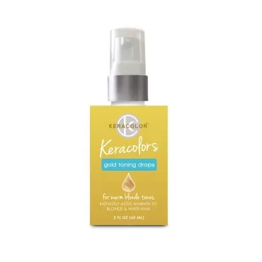 Keracolor Toning Drops, Gold, 2 Fl Oz