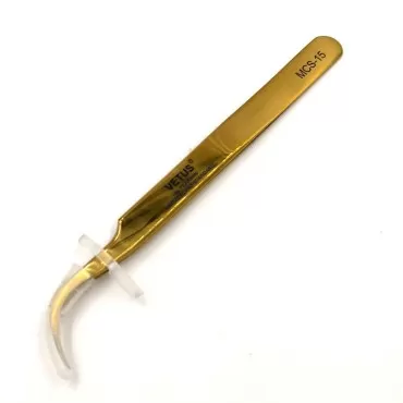Vetus MCS Makeups Tweezers for Beauty Eyelashes Grip Picking Selection Works (MCS-15)